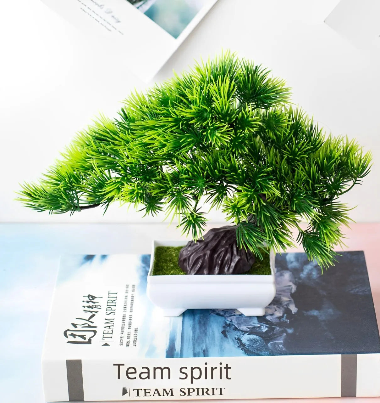 Árvore Bonsai Artificial, Simulação de Árvore Falsa, Plantas Artificiais Bonsai Pequeno, Plantas Artificiais Bonsai Pequena da loja La Modernize