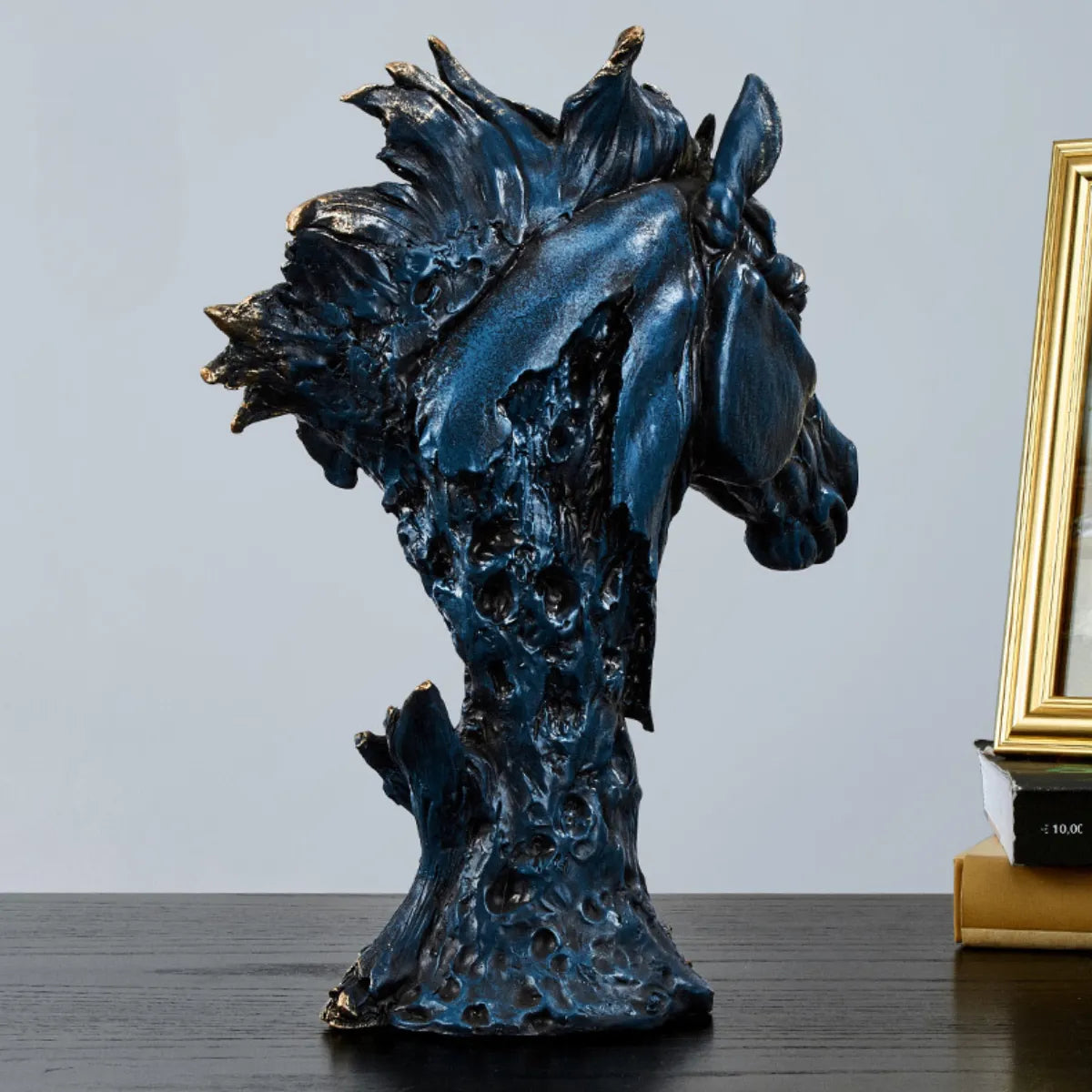 escultura-decorativa-estatua-cavalo-azul-modernize-foto-costas-resina