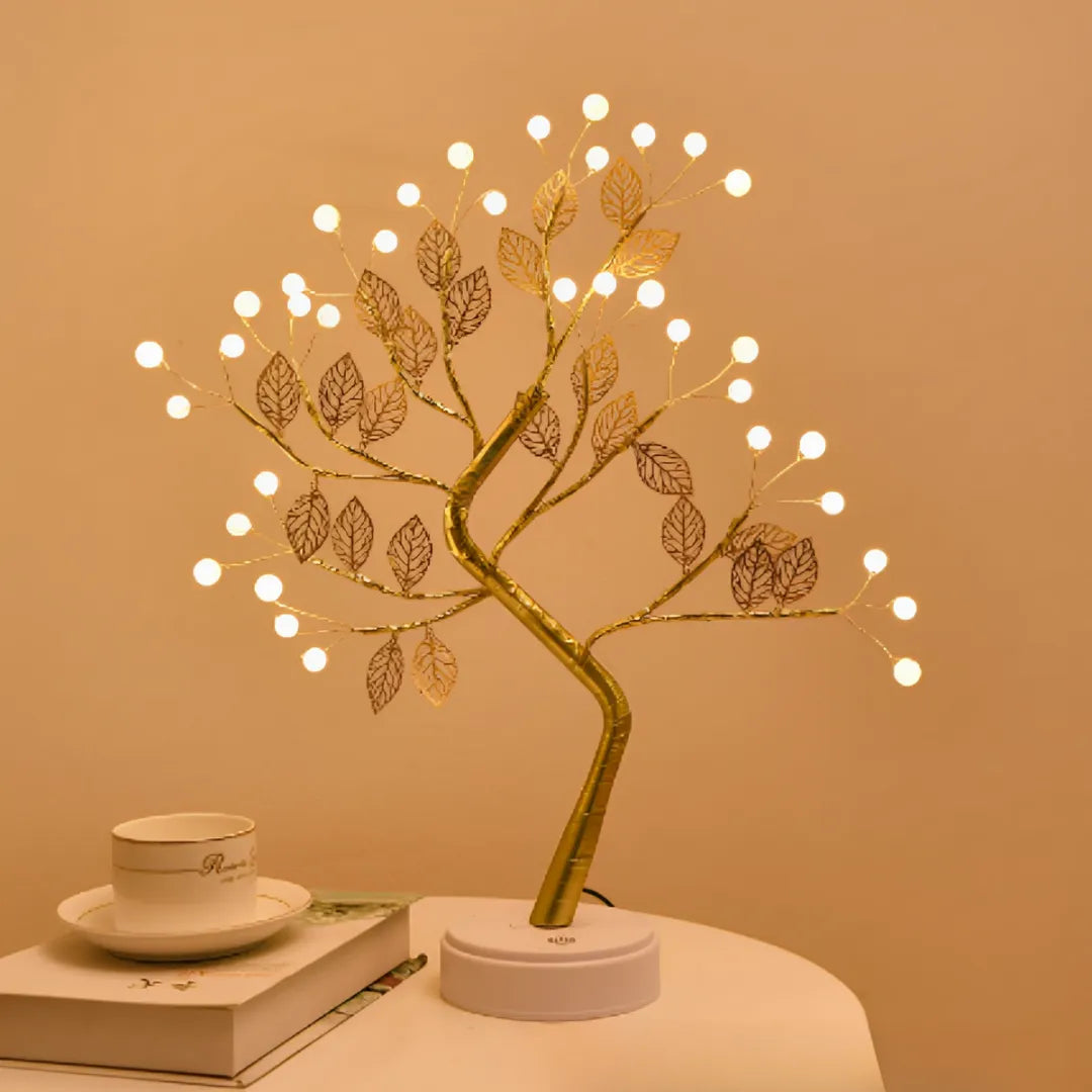 escultura-decorativa-luminaria-de-mesa-arvore-modernize-foto-frente-perto-luz