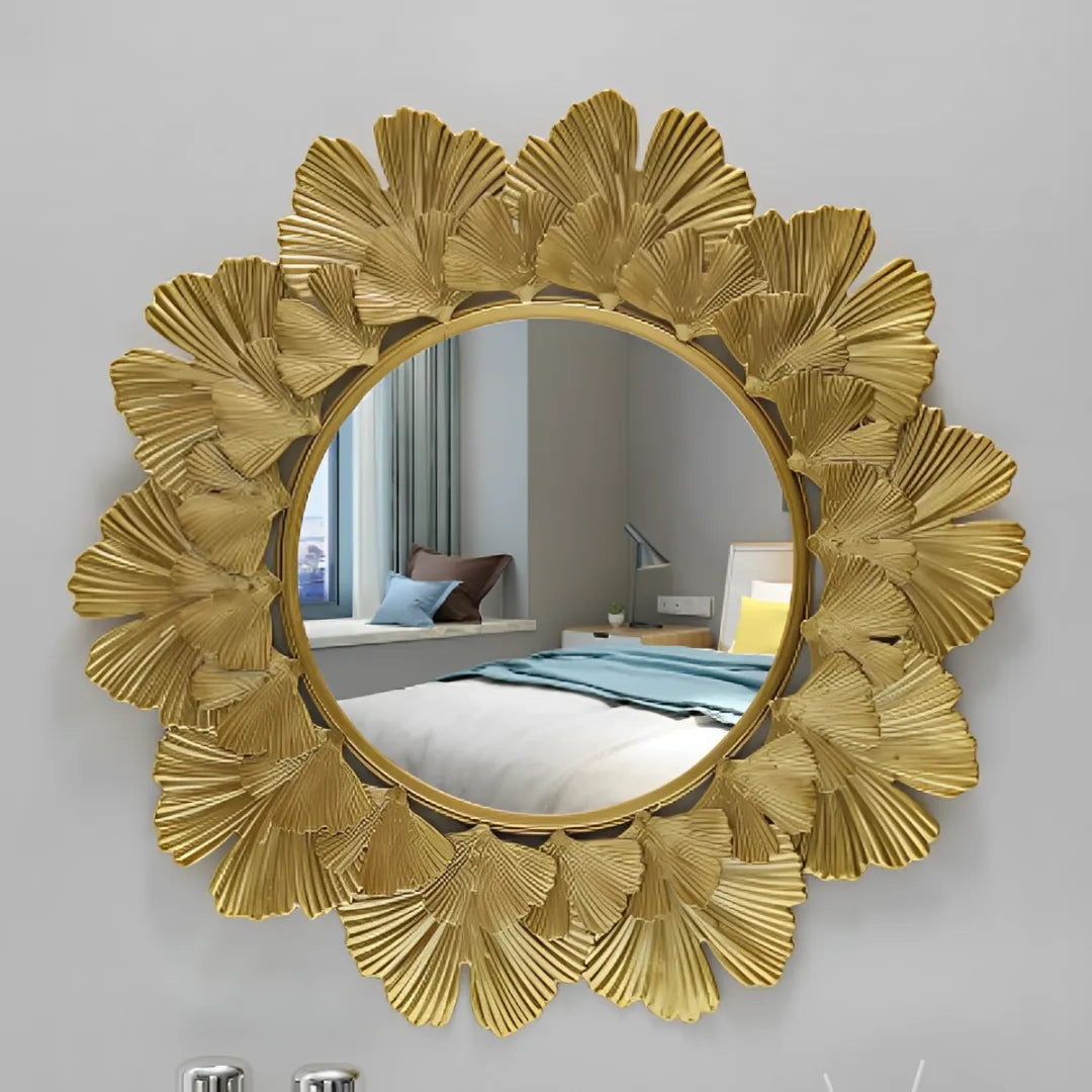 espelho-redondo-para-banheiro-com-moldura-dourado-modernize-foto-frente-perto-vidro