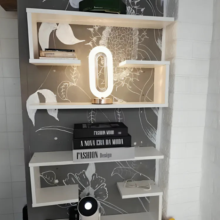 4 Prateleiras Decorativas - Estante Suspensa | Modernize